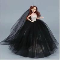 Свадебное платье для куклы 29 см