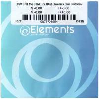 Линза для компьютерных очков ESSILOR AS BCut Elements Blue Protection, 1.56