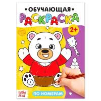 Раскраска «По номерам», 12 стр