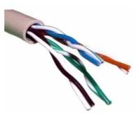 Кабель UTP 4х2х24AWG кат.5е медь бухта (м) Rexant 01-0043