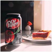 Набор газированных напитков Dr Pepper Original/Cherry USA (Доктор Пеппер США) / 6 банок по 355 мл