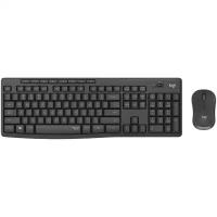 Клавиатура + мышь Logitech MK295 Silent Wireless Combo клав:черный мышь:черный USB беспроводная