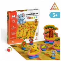 Настольная игра «Бродилка. Путешествие по Саванне», 3+