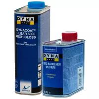 Высокоглянцевый лак Dynacoat Clear 5000 High Gloss HS 1 л. с отвердителем Flexi Medium 0,5 л