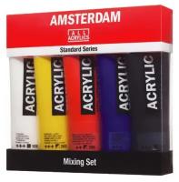 Набор акриловых красок Amsterdam Standard Mixing 5 туб по 120мл в картонной упаковке