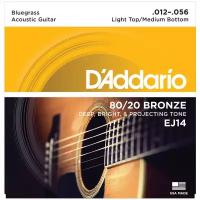 Набор струн D'Addario EJ14, 1 уп