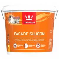 Tikkurila Facade Silicon Акриловая краска для фасадов и цоколей (под колеровку, глубокоматовый, база C, 2,7 л)