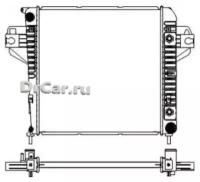 SAKURA Радиатор охл. ДВС JEEP Cherokee 3.7L АКПП 02-04
