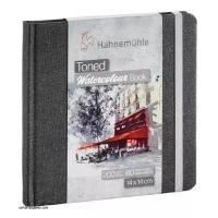 Альбом для акварели "Watercolour book", 14х14 см, 30 листов, цвет: серый
