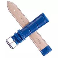 Ремешок для часов "Соломон" 20 мм, натуральная кожа, l-20 см, синий 4386412