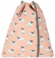 Рюкзак Mi-Pac Gold Kit Gym Bag Pugs Peach,13l