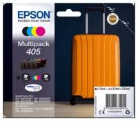 Набор картриджей Epson T405 - черный, голубой, желтый, пурпурный (C13T05G64010)