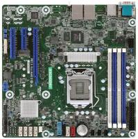 Материнская плата ASRock Rack E3C242D4U / Intel C242/ DDR4/ SATA3&USB3.0/ V&2GbE/ MicroA OEM