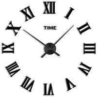 Настенные 3D часы Majestic 60см/ Электронные часы с римскими цифрами на стену / Бесшумные часы для дома