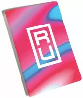 Обложка для паспорта «Ру», разноцветная с белым знаком