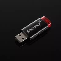 Флешка Smartbuy Click, 32 Гб, USB2.0, чт до 25 Мб/с, зап до 15 Мб/с, чёрная