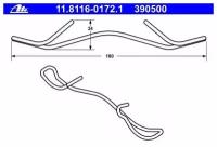 Пружина торм суппорта ATE 11811601721