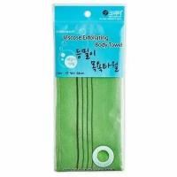 Мочалка для душа Sung Bo Cleamy Viscose Exfoliating Body Towel из вискозы (жесткая) 1 шт (28 х 90 см)