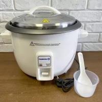 Электрическая рисоварка Foodаtlas 8L 1250 Вт (функция варки и подогрева, съемная чаша из нержавеющей стали + ЭКО ручка в бумажном корпусе)