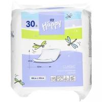 Одноразовая пеленка Bella Baby Happy Classic 60х60, белый, 30 шт