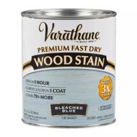 RUST-OLEUM Varathane Fast Dry Wood Stain 297425 Морилка/Быстросохнущее тонирующее прозрачное масло для дерева 0,946 выбеленный голубой