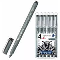 Staedtler Набор капиллярных ручек Pigment liner (308 SB6P)