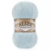 Пряжа Alize Angora Gold, 20 % шерсть, 80 % акрил, 100 г, 550 м, 1 шт., 114 мята 550 м