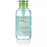 Bioderma Sebium Мицеллярная вода очищающая для жирной и проблемной кожи лица помпа, 500 мл 1 шт