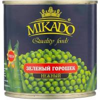 Горошек зелёный Mikado, жестяная банка, 400 г