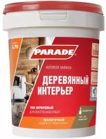 Лак акриловый PARADE L70 Деревянный интерьер Матовый 0,9л