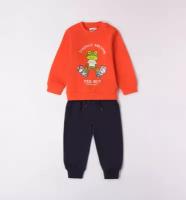 Комплект утепленный (свитшот, спортивные брюки) iDO, размер 30M, цвет оранжевый