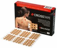 Кросс тейпы BB CROSS TAPE™ 2,8 см x 3,6 см (размер B) бежевый (BBALANCE- Южная Корея)