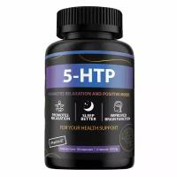 5HTP триптофан в капсулах, успокоительные для сна от стресса