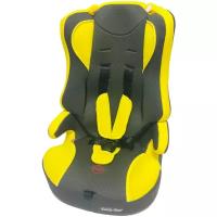 Автокресло группа 1/2/3 (9-36 кг) Мишутка Teddy bear 513 RF (без вкладыша), yellow/black dot