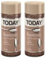 Кофе растворимый Today Espresso 95 грамм, 2 штуки