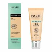 ВВ-крем для проблемной кожи Note Anti-Blemish BB Cream SPF 15 т.01 30 мл