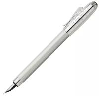 Ручка перьевая Graf von Faber-Castell "Bentley White Satin Fine", подар. уп