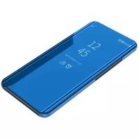 Чехол-книжка MyPads для Samsung Galaxy S10 SM-G973F с дизайном Clear View Cover с полупрозрачной пластиковой крышкой с зеркальной поверхностью с