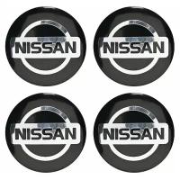 Наклейки на колесные диски Ниссан / Наклейки на колесо / Наклейка на колпак / Nissan / D-56 mm