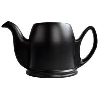 Чайник заварочный Salam Mat Black на 8 чашек без крышки объем 1500 мл, фарфор, цвет черный, Guy Degrenne, 150447