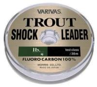 Varivas, Шок-лидер Trout Shock Leader Fluoro, 30м, 0.285мм, 12lb