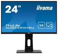 23.8" Монитор Iiyama ProLite XUB2494HSU-B1, 1920x1080, 75 Гц, *VA, черный