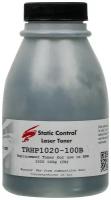 Тонер STATIC CONTROL TRHP1020-100B, для HP LJ 1010/1012/1015/1020, черный, 100грамм, флакон