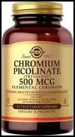 Капсулы SOLGAR Chromium Picolinate, 100 г, 500 мкг, 60 шт