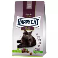 Корм сухой Happy Cat Sterilised Weide-Lamm для стерилизованных кошек и кастрированных котов с ягнёнком 1.3 кг