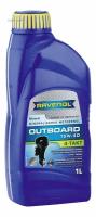 RAVENOL 4014835729216 Масло моторное для 4-T лод. моторов Outboardoel 4T SAE 15W-40 (1л)