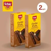 Печенье в молочном шоколаде Ciocko Sticks без глютена, т.м. Schar, 2 шт. по 150 г