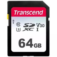 Карта памяти Transcend SDXC 300S Class 10 UHS-I U3 (95/40 MB/s) 64GB