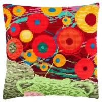 Набор для вышивания подушки Ваза с цветами V164, 40x40 см см