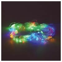 Электрогирлянда светодиодная Золотая Сказка Сеть, 160 ламп, 1.5х1.5 м, многоцветная, контроллер